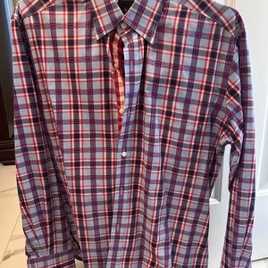 Tailorbyrd Multicolor Plaid Casual Shirt